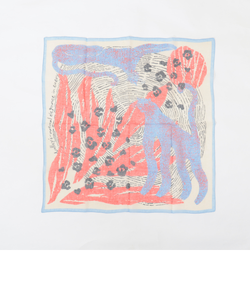 リネンガーゼプリントストール