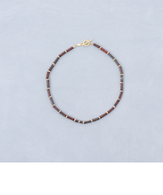 【grace grace/グラスグラス】チューブ天然石ネックレス