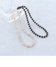 【grace grace/グラスグラス】ラウンド天然石ネックレス