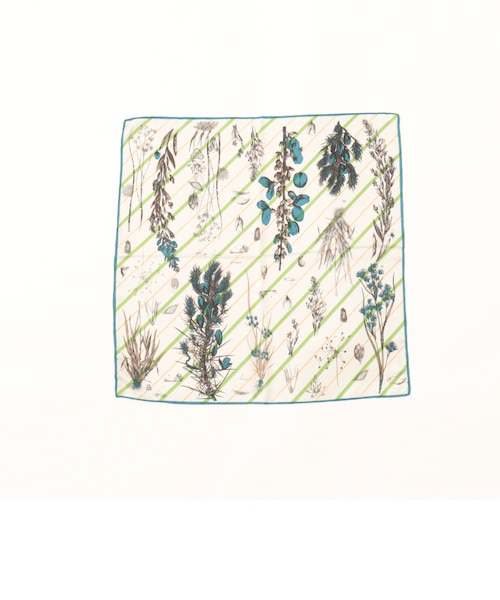 manipuri】120×120 コットン混スカーフ フローラ｜アンタイトルの通販