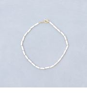 【grace grace/グラスグラス】チューブ天然石ネックレス