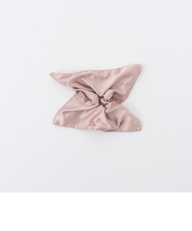 NOLLEYSサテンスクエアキラドットシュシュ