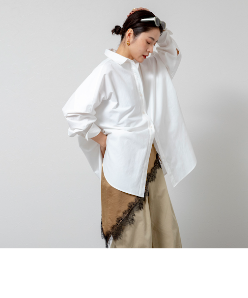 【MAQWEL/マクウェル】ウォッシャブルオックスシャツ