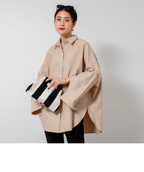 【MAQWEL/マクウェル】ウォッシャブルオックスシャツ