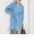 ウォッシャブルウエストリボン2WAYロングシャツ