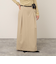 【MAQWEL/マクウェル】タックロングスカート