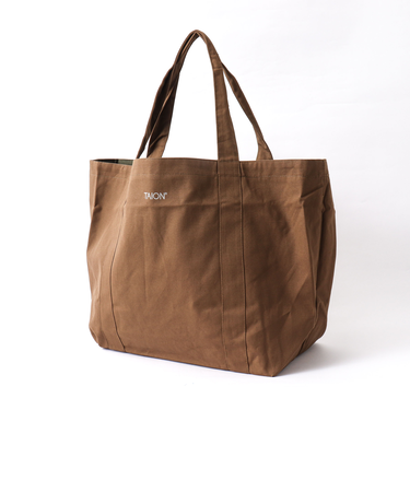 【TAION / タイオン】NON DOWN R/S CANVAS TOTE BAG L TAION-RCVTTBG01-L