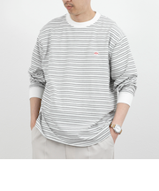 【DANTON/ダントン】DT-C0200TCB STRIPE LONG SLEEVE T-SHIRT 26SS