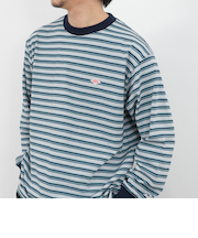【DANTON/ダントン】DT-C0200TCB STRIPE LONG SLEEVE T-SHIRT 26SS