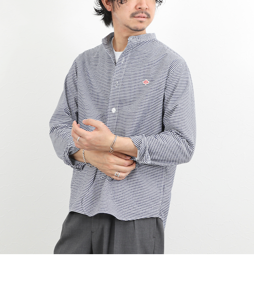 【DANTON/ダントン】DT-B0280OXP BAND COLLAR SHIRT LS 26SS