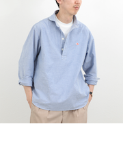 【DANTON/ダントン】DT-B0282SOX ROUND COLLAR P.O SHIRT LS 26SS