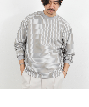 シルケットボーダーロンＴ 26SS