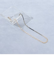 【grace grace/グラスグラス】チェーン×天然石アレンジネックレス