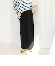 【WEB限定】ウォッシャブルソフトリブスマートスカート