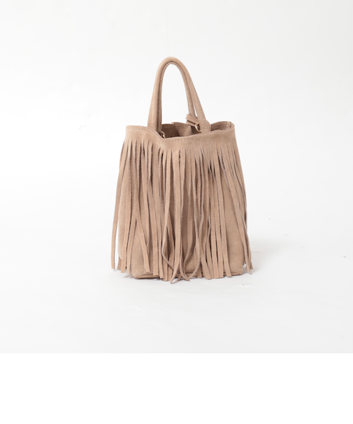 【AULENTTI/ オーレンティ】スエードフリンジバッグ