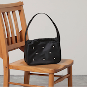 【nolnol/ノルノル】タフタパールバッグ