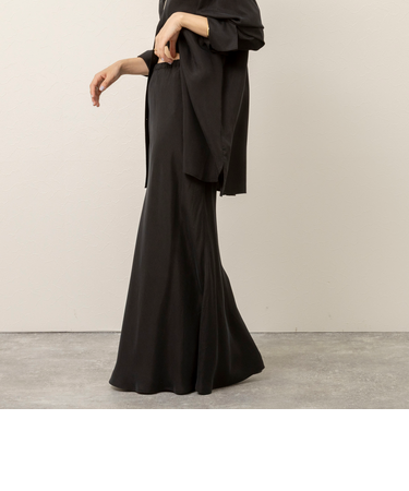 《セットアップ対応》【MAQWEL/マクウェル】ウォッシャブルサテンスカート