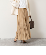 ウォッシャブルカッセンギャザーマキシスカート