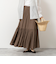ウォッシャブルカッセンギャザーマキシスカート