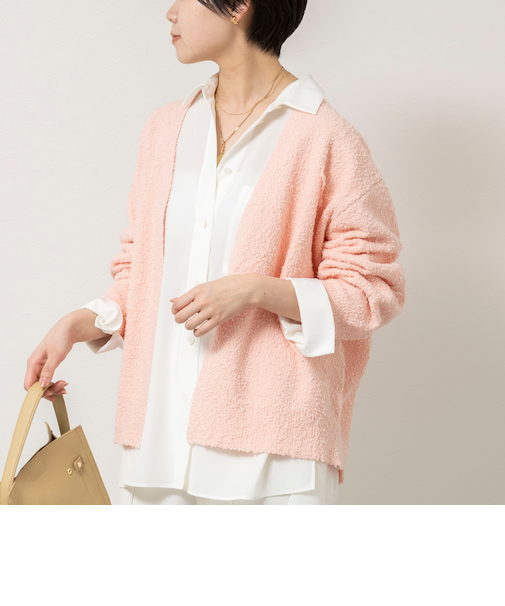 【IRONING/アイロニング】bubble cottonカーディガン