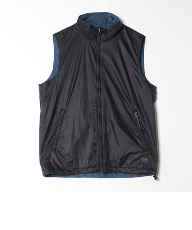 【TAION/タイオン】NON DOWN MILITARY R/S HI NECK VEST 26SS