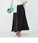 ウォッシャブル割織サテンギャザースカート