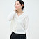 【一部WEB限定カラー】《手洗い可能》エアリータッチゆったりVネックカーディガン