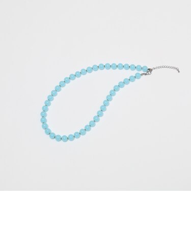 【MAQWEL/マクウェル】ツートンビーズネックレス