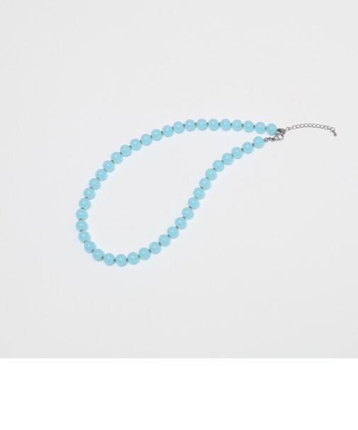 【MAQWEL/マクウェル】ツートンビーズネックレス