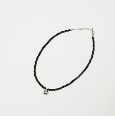 【MAQWEL/マクウェル】ドロップトップビーズネックレス