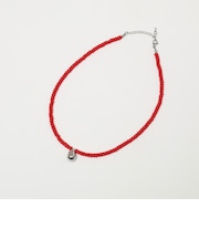 【MAQWEL/マクウェル】ドロップトップビーズネックレス