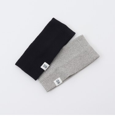 【MAQWEL/マクウェル】【2カラーセット】リブヘアターバン