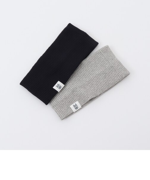 【MAQWEL/マクウェル】【2カラーセット】リブヘアターバン