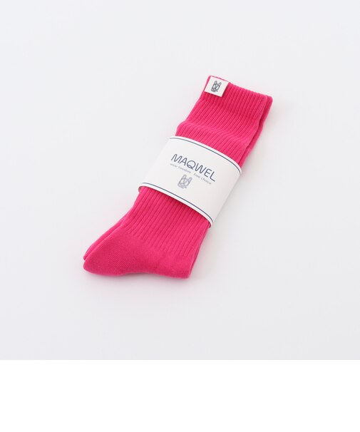 【MAQWEL/マクウェル】カラーソックス
