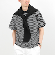シルケットボーダーTシャツ / クルーネック / 26SS