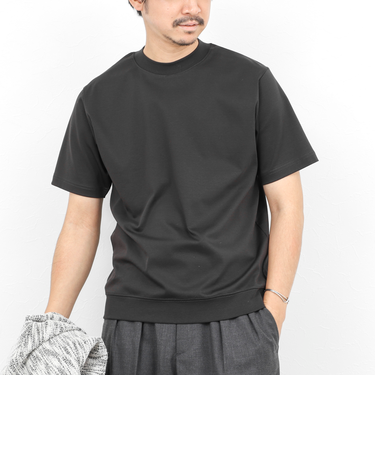 《ビジカジ対応》シルケットスムース クルーネックドレスTシャツ 26SS
