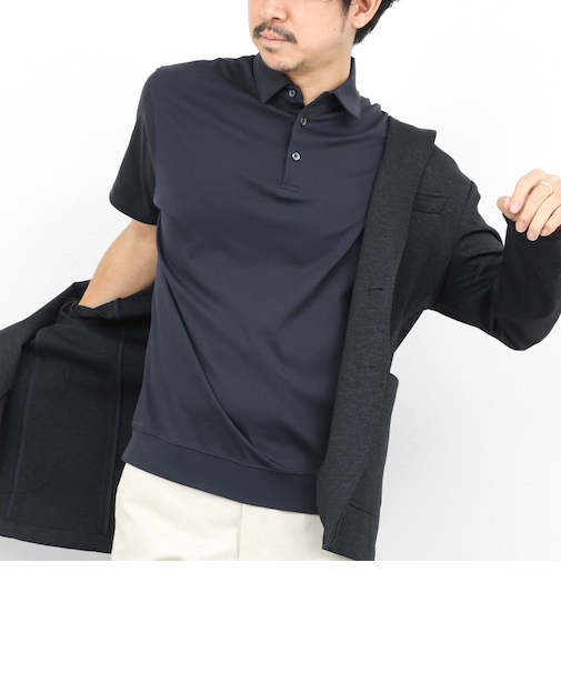 《ビジカジ対応》シルケットスムース ドレスポロシャツ / ビズポロ 26SS