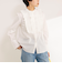 【MARILYN MOON/マリリーンムーン】tuck pleats jabot blouse