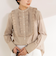 【MARILYN MOON/マリリーンムーン】tuck pleats jabot blouse
