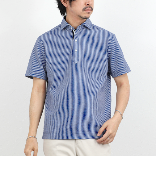 《ビジカジ対応》サッカーテープポロシャツ / ビズポロ /26SS