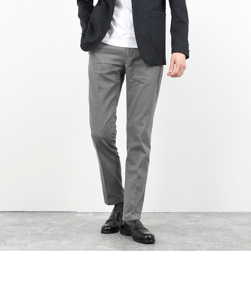 ビジカジ対応》綿麻COOLMAX スリムフィットパンツ 26SS｜ノーリーズの