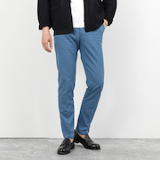 《ビジカジ対応》綿麻COOLMAX スリムフィットパンツ 26SS