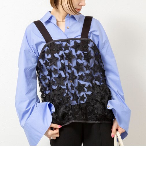 45th limited edition2WAYスターフリンジミリタリーベスト