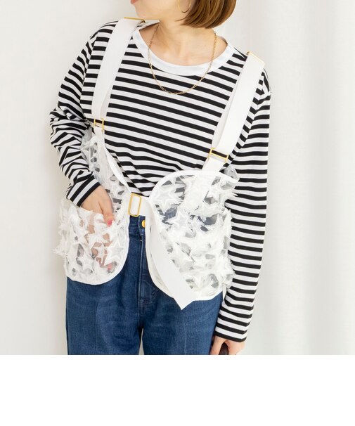 45th limited edition2WAYスターフリンジミリタリーベスト