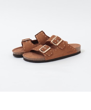 【GENIUS/ジェニンズ】　スエードスタッズベルトサンダル