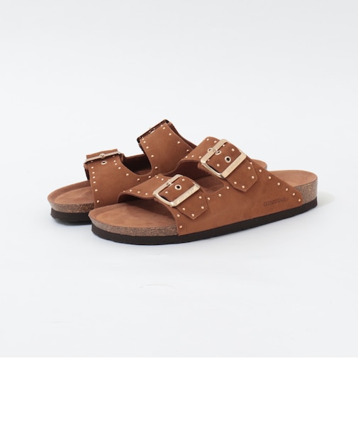 【GENIUS/ジェニンズ】　スエードスタッズベルトサンダル