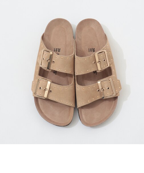 【GENIUS/ジェニンズ】　スエードスタッズベルトサンダル