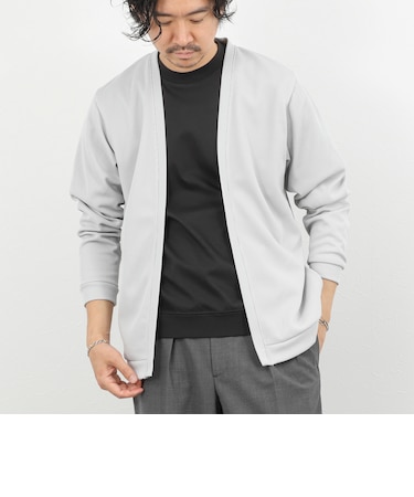 針抜きジャージ ボタンレスカーディガン 26SS