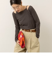 【MAQWEL/マクウェル】ウォッシャブルレイヤードプルオーバー