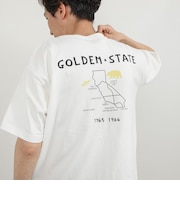 【BARNS OUTFITTERS】別注 MAP GOLDEN STATE プリントTシャツ 26SS